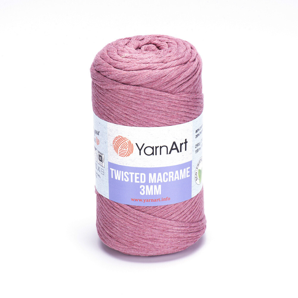 YarnArt Twisted Macrame 3mm 792 - Dusky Rose