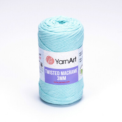 YarnArt Twisted Macrame 3mm 775 - Light Turquoise