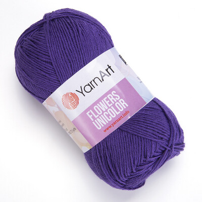 YarnArt Flowers Unicolor 751 - Purple