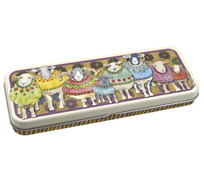 Sheep in Sweaters Pencil Tin by Emma Ball Sheep in Sweaters Pencil Tin by Emma Ball