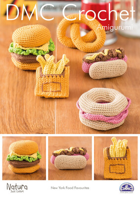 DMC Crochet Pattern: New York Food Favourites