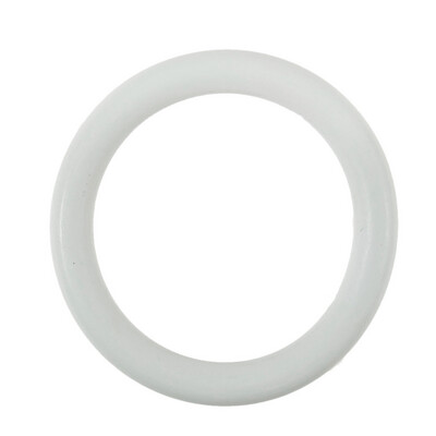 Beech Wood Craft Ring: White 10cm diameter.
