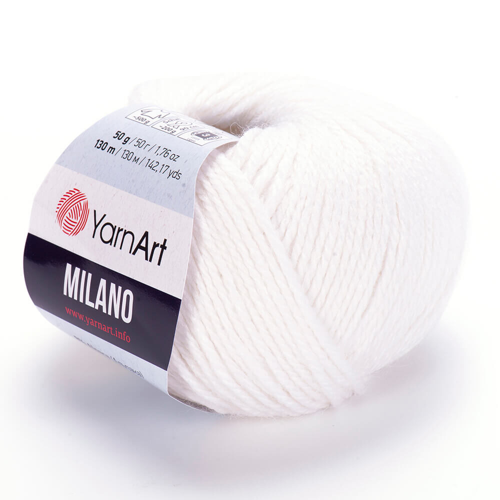 YarnArt Milano 851- White