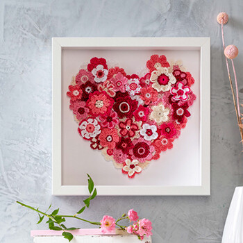 FREE Heart Frame Pattern by Anchor
