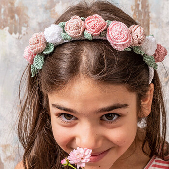 FREE Little Roses Headband Pattern by Anchor