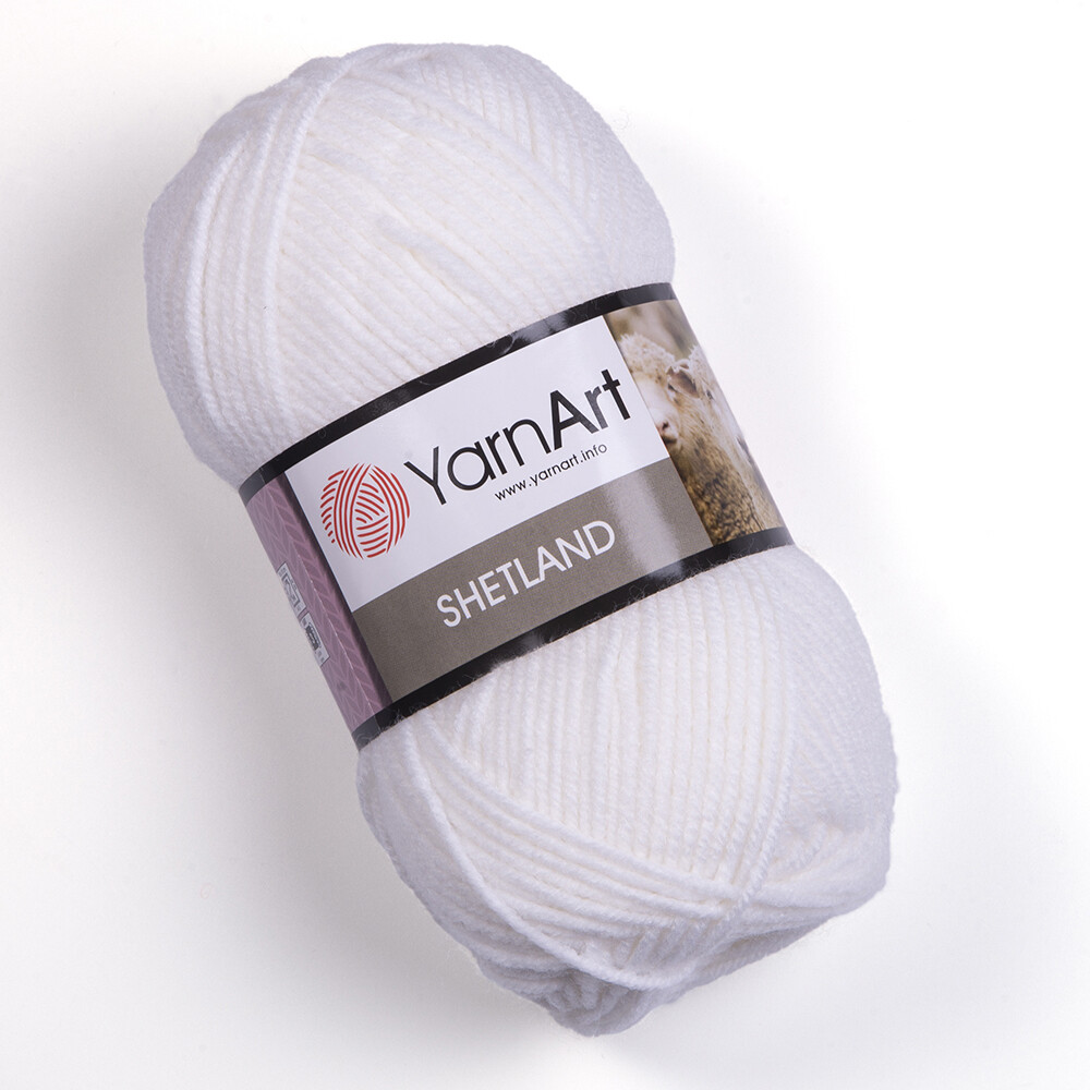 YarnArt Shetland 501 - White YarnArt Shetland 501 - White