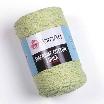 YarnArt Macrame Cotton Lurex 726 - Pistachio