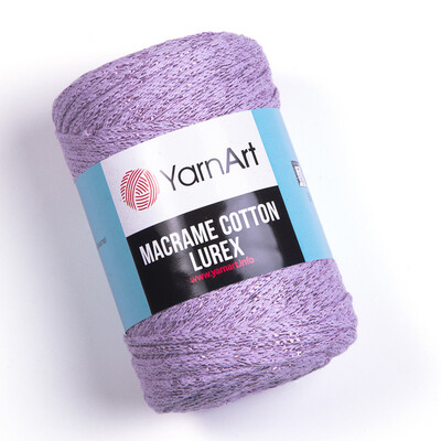 YarnArt Macrame Cotton Lurex 734 - Lilac