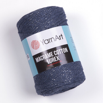 YarnArt Macrame Cotton Lurex 730 - Denim Blue