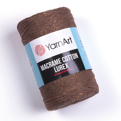 YarnArt Macrame Cotton Lurex 742 - Light Brown