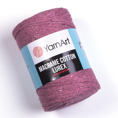 YarnArt Macrame Cotton Lurex 743 - Dusty Rose