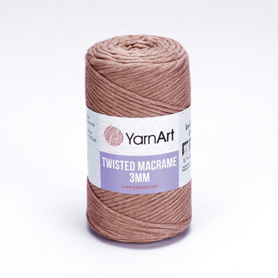 YarnArt Twisted Macrame 3mm 769 - Brown