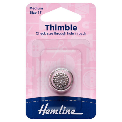 Thimble - Metal Size 17 Medium