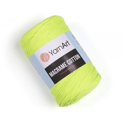 YarnArt Macrame Cotton 801 - Neon Yellow
