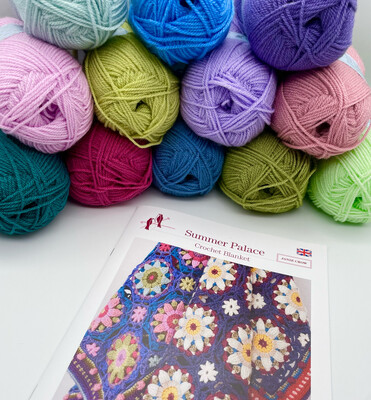 Summer Palace Crochet Blanket Kit