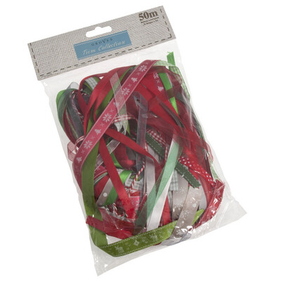 Mixed Ribbons : Christmas : 50m