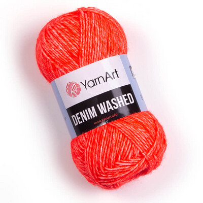 YarnArt Denim Washed 913 - Neon Orange