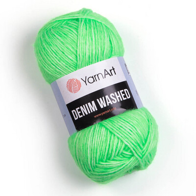 YarnArt Denim Washed 912 - Neon Green