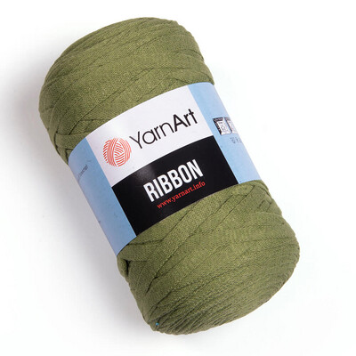 YarnArt Ribbon 787 - Olive Green