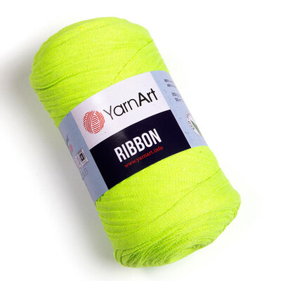 YarnArt Ribbon 801 - Neon Yellow