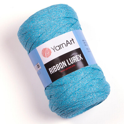 YarnArt Ribbon Lurex 733 - Turquoise