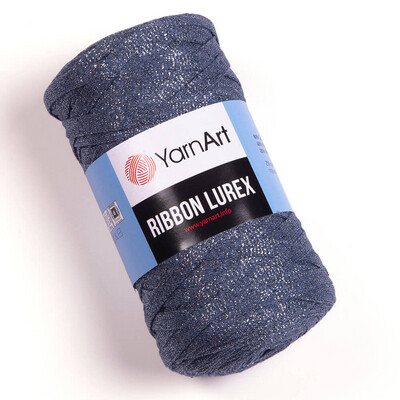 YarnArt Ribbon Lurex 730 - Denim Blue