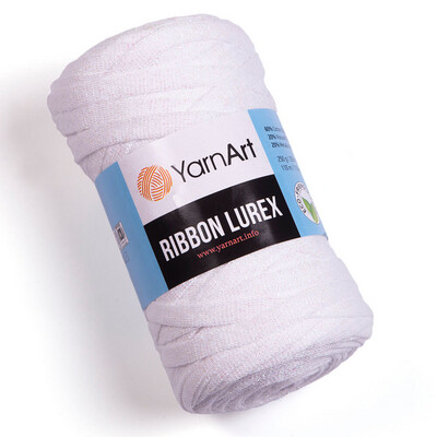 YarnArt Ribbon Lurex 721 - White