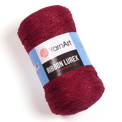 YarnArt Ribbon Lurex 739 - Dark Red