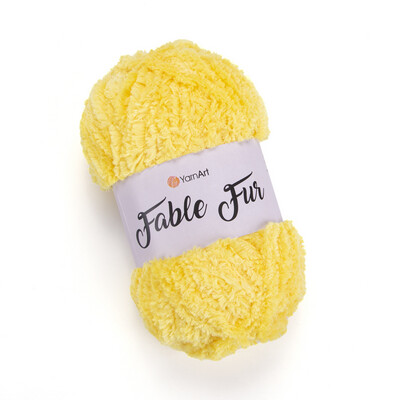 YarnArt Fable Fur 984 - Yellow