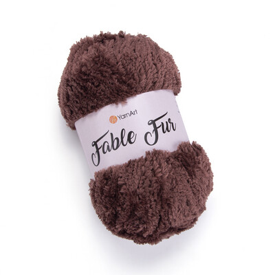 YarnArt Fable Fur 986 - Brown