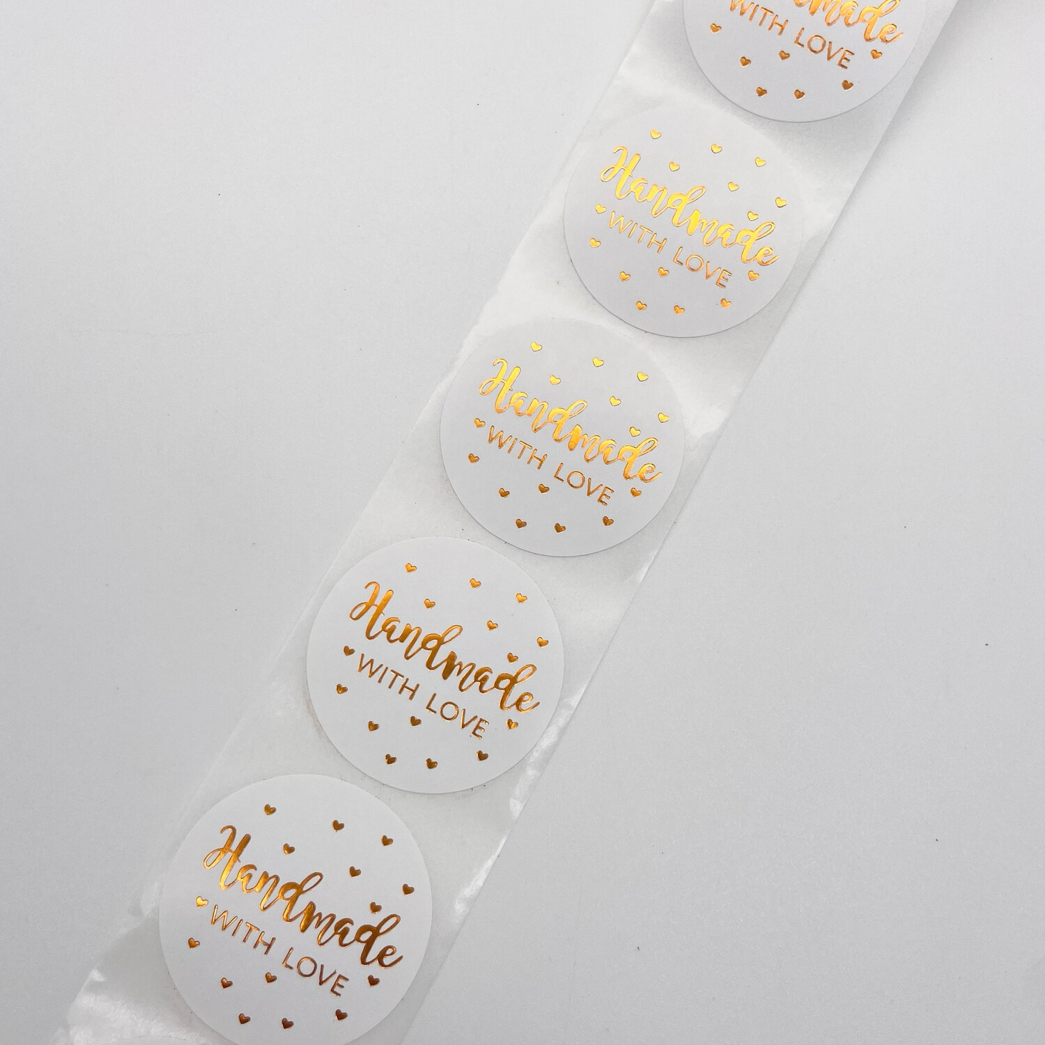 Handmade With Love Stickers Labels - 25 per pack