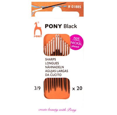 Pony Sharps Hand Needles Size 3-9