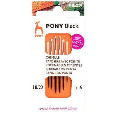 Pony Chenille Needles Size 18-22