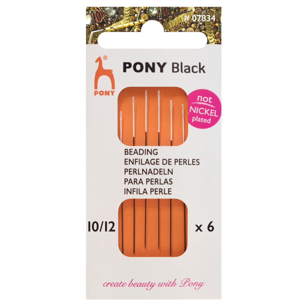 Pony Beading Needles Size 10-12