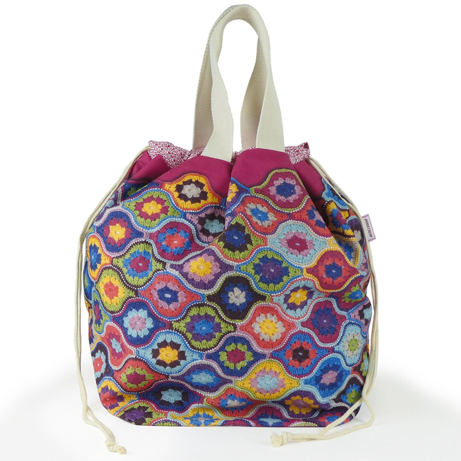 Emma Ball Large Bucket Bag - Mystical Lanterns