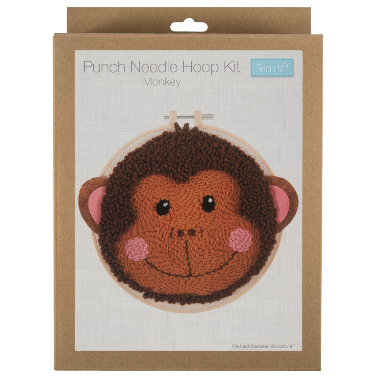 Trimits Punch Needle Kit Monkey