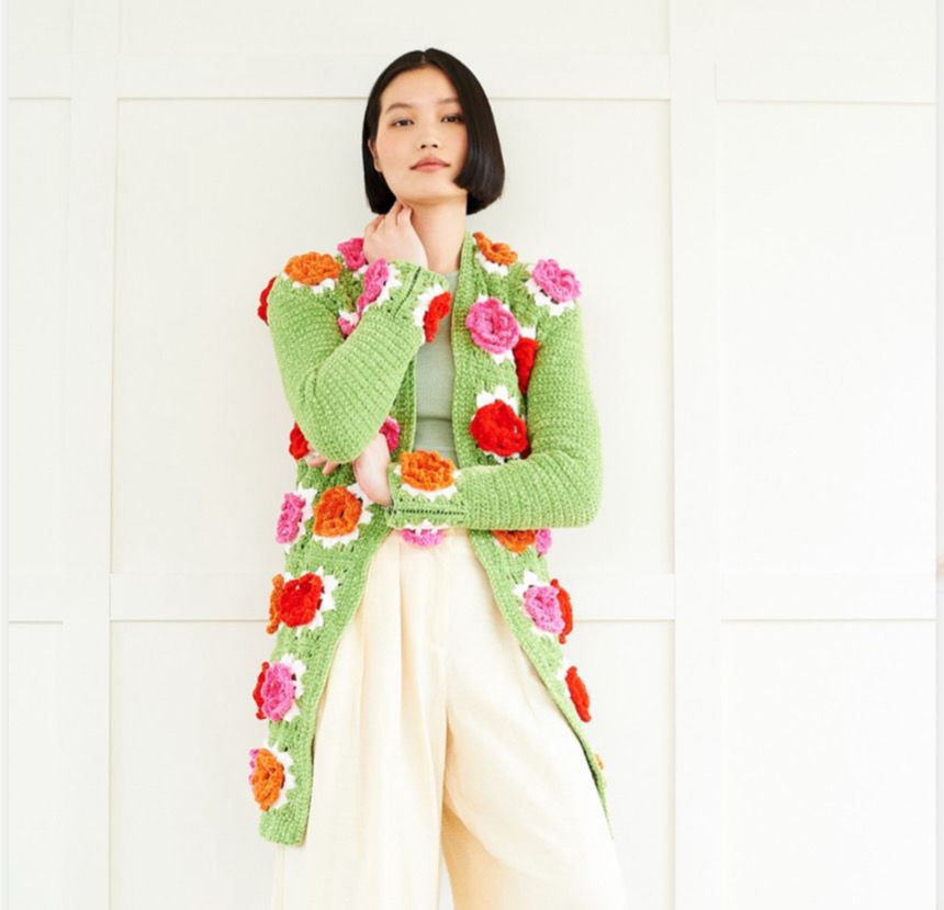 Crochet Jackets Pattern in Squeeze Me
