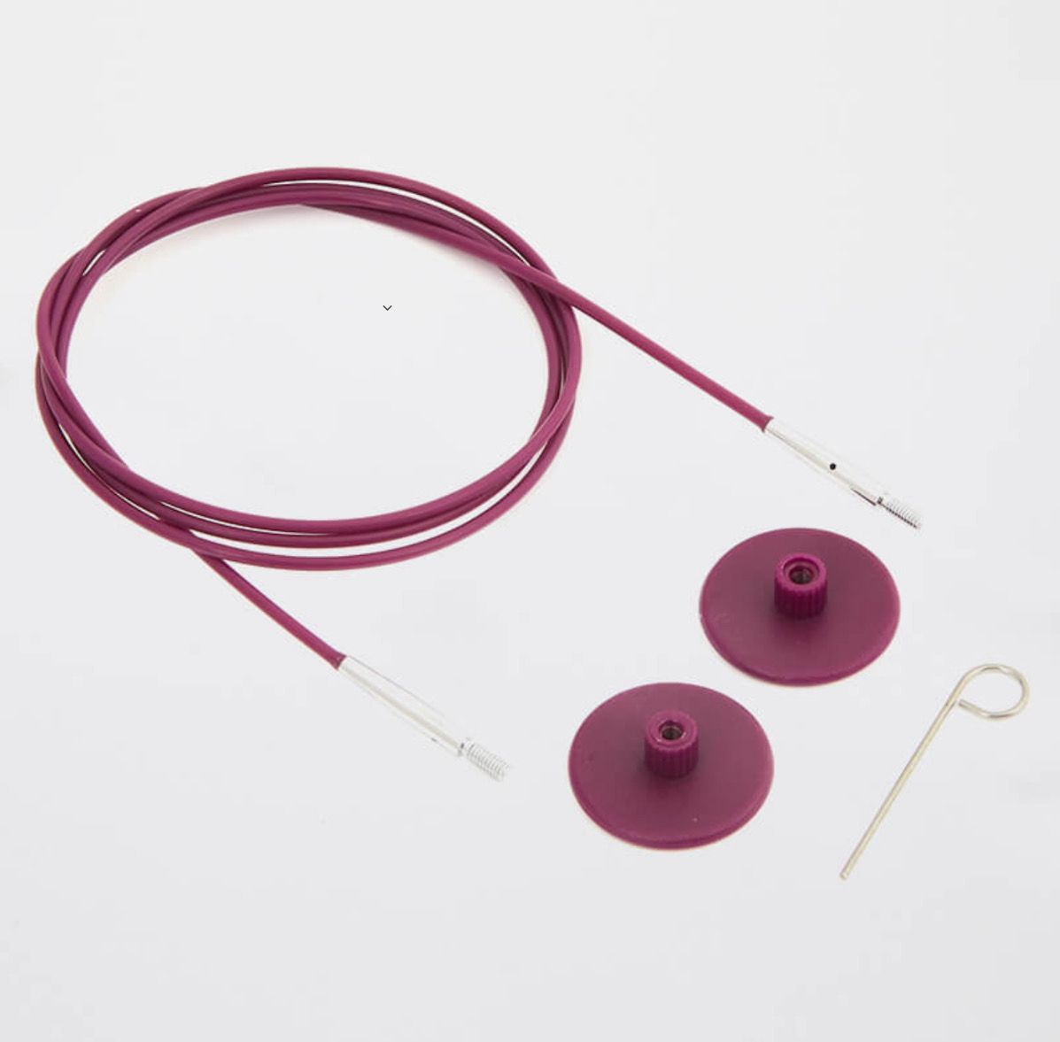 KnitPro Fixed Cables Purple 50cm