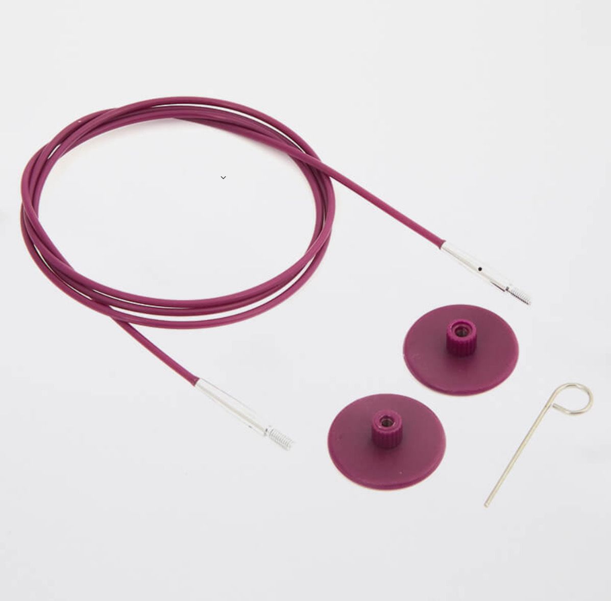 KnitPro Fixed Cables Purple 80cm
