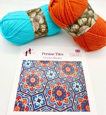 Persian Tiles Crochet Blanket Pack - Stylecraft Life