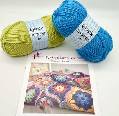 Mystical Lanterns Crochet Blanket Pack