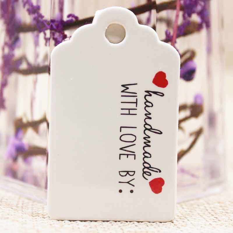 Handmade With Love By Tags -  10 per pack