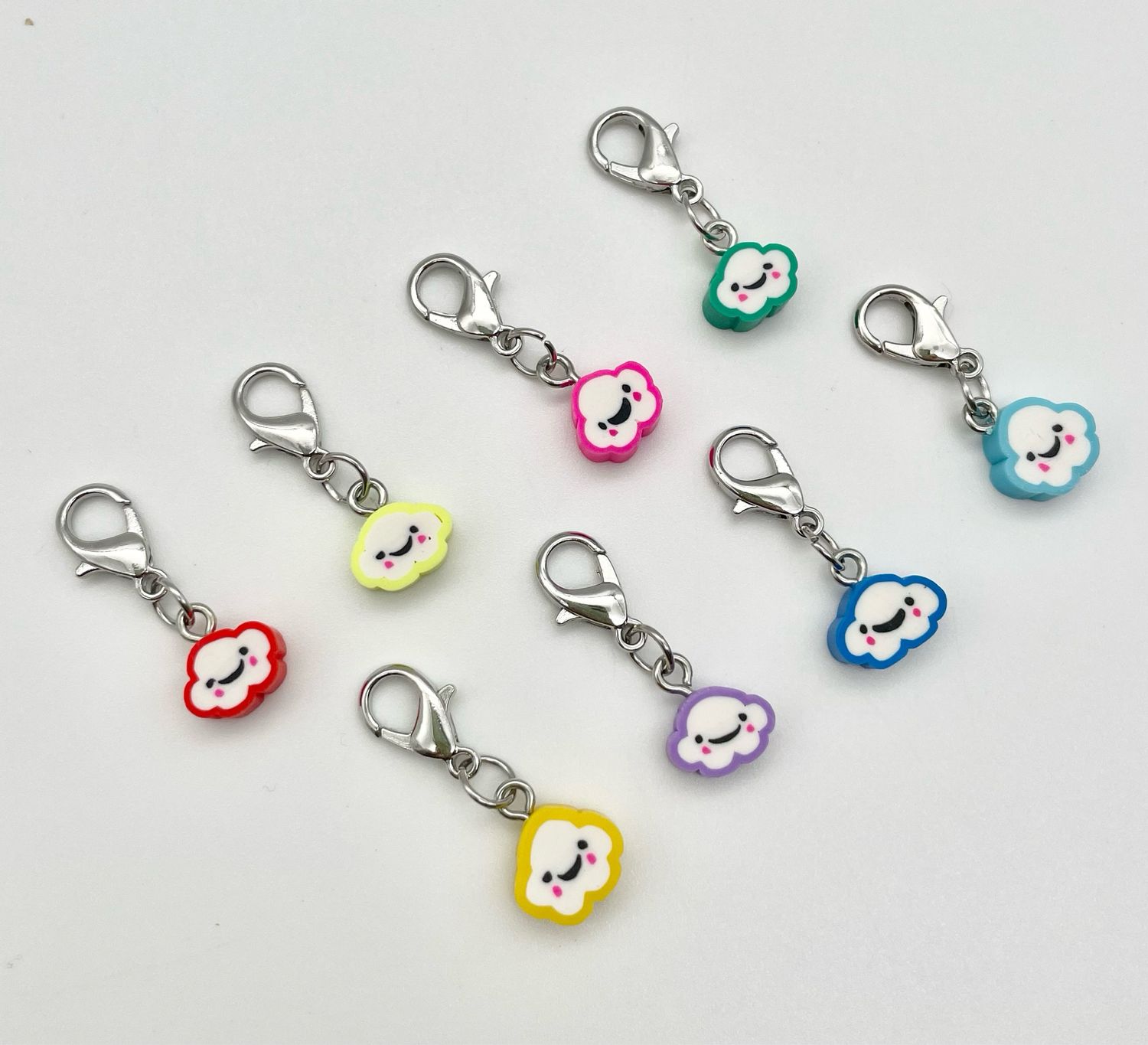 Cute Cloud Stitch Markers - pack of 5 Cute Cloud Stitch Markers - pack of 5