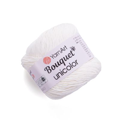 YarnArt Bouquet Unicolor 3201 - White