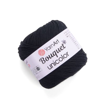 YarnArt Bouquet Unicolor 3202 - Black