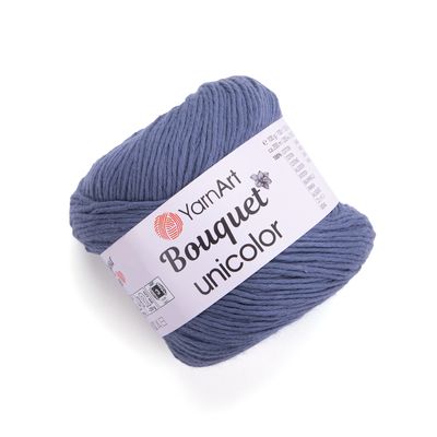 YarnArt Bouquet Unicolor 3204 - Blue Grey
