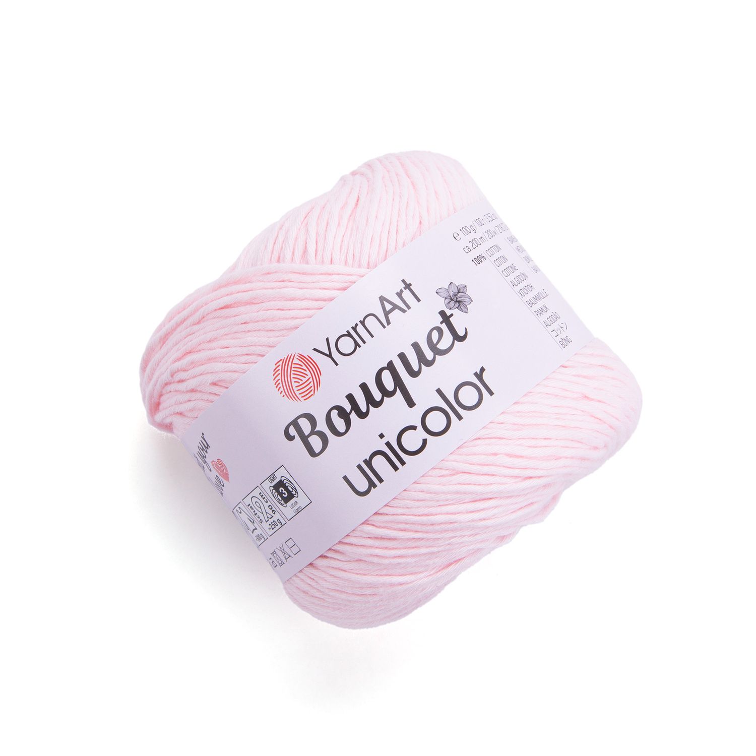 YarnArt Bouquet Unicolor 3210 - Light Pink