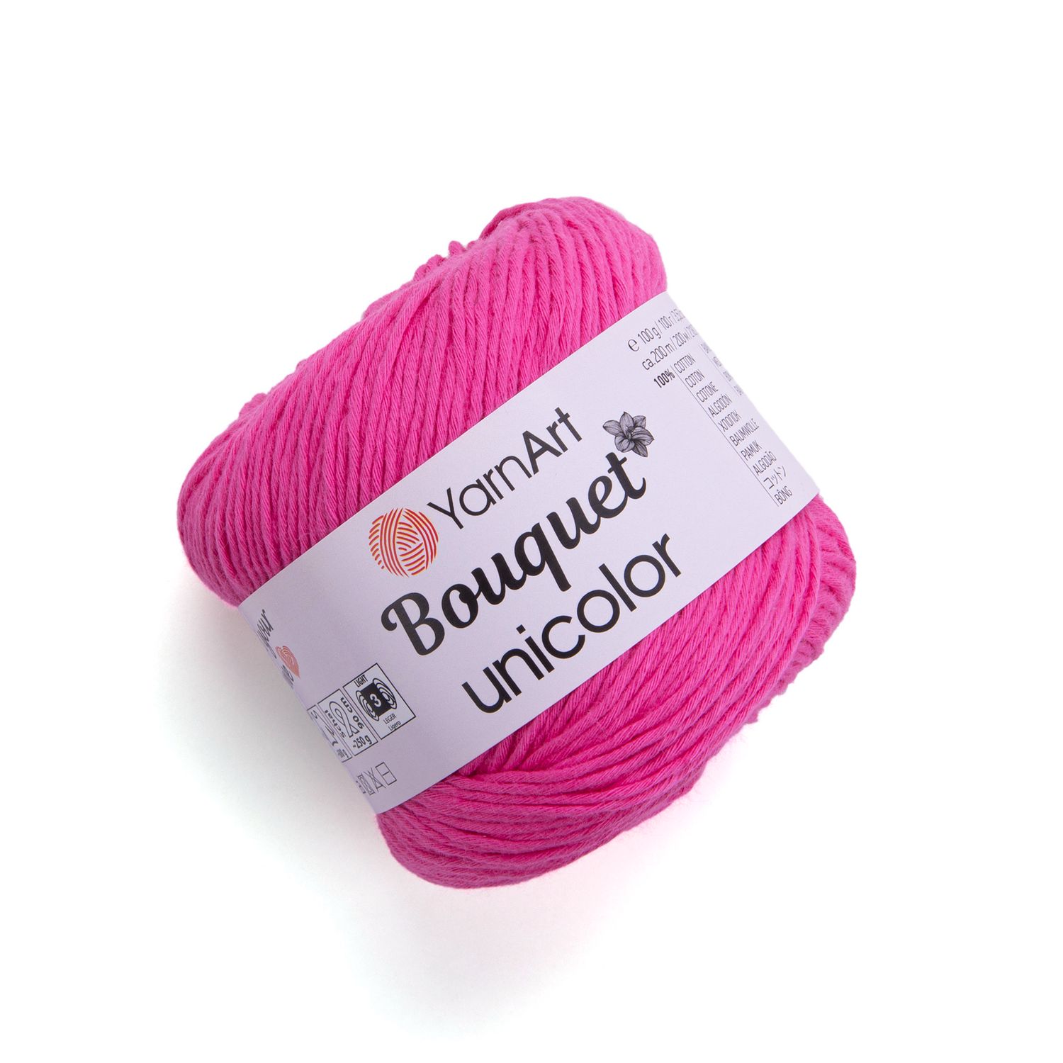 YarnArt Bouquet Unicolor 3216 - Fuchsia