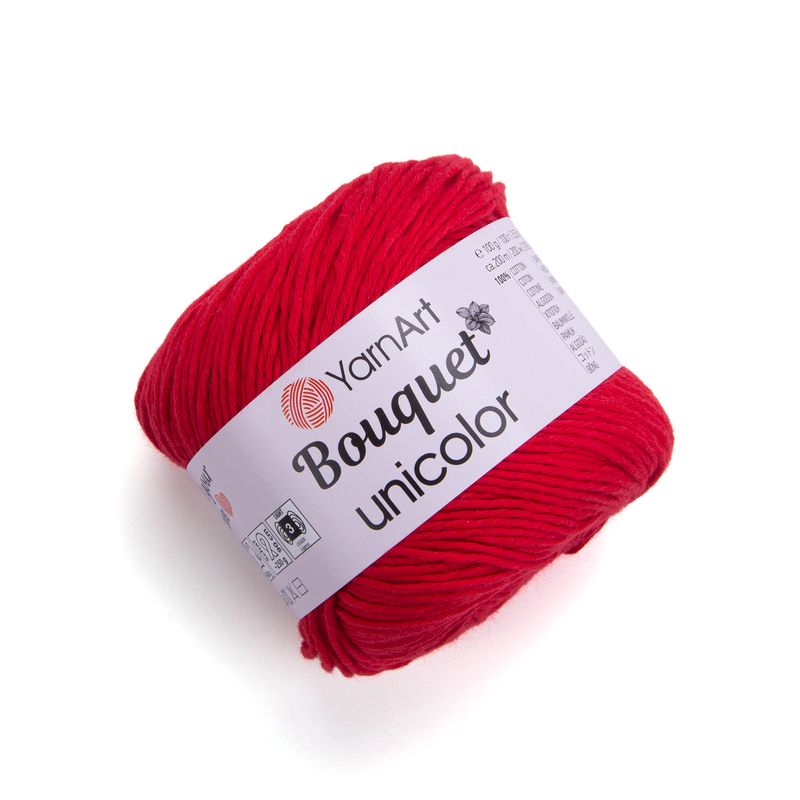 YarnArt Bouquet Unicolor 3217 - Red