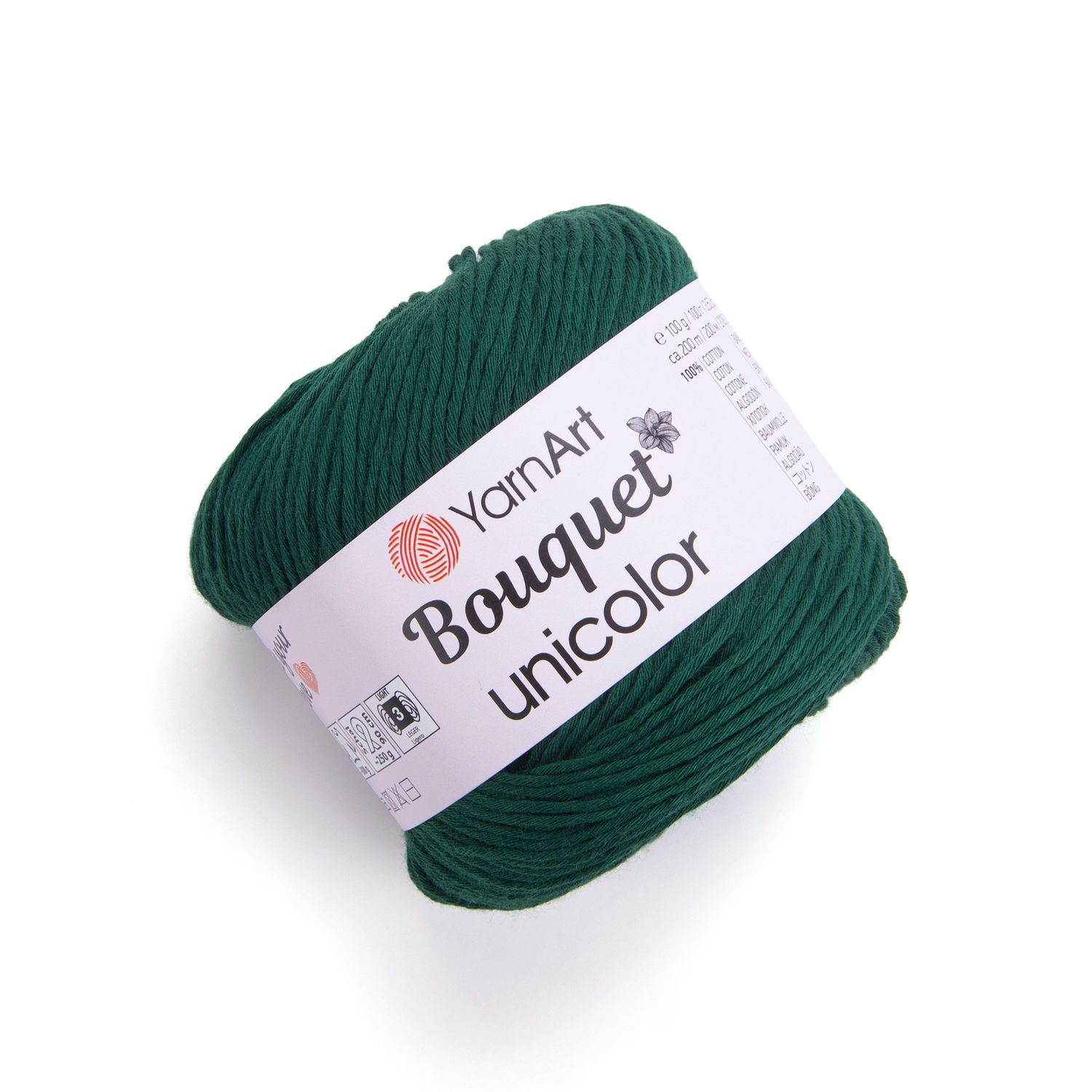 YarnArt Bouquet Unicolor 3221 - Dark Green